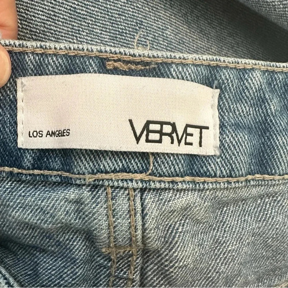 VERVET by Flying Monkey SUPER HIGH RISE DISTRESSED Jeans - Picture 5 of 7
